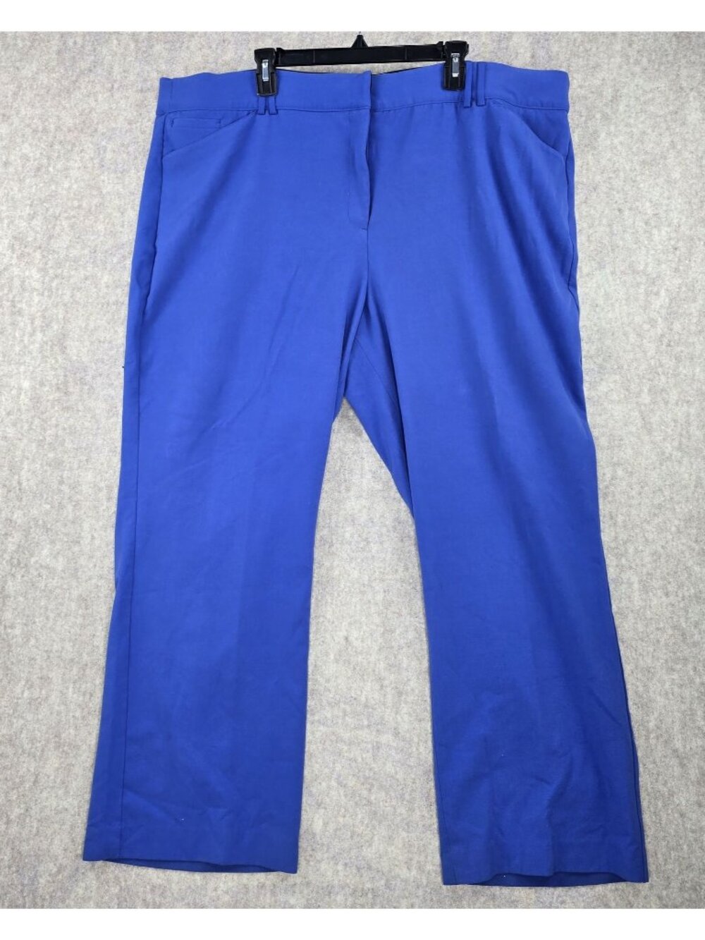 Lane Bryant Womens Pants Royal Blue Size 28 Regular Stretch Polyester Blend